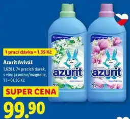 Lidl Azurit Aviváž, 1,628 l/74 pracích dávek nabídka