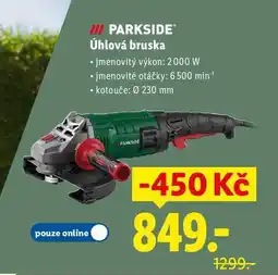 Lidl Úhlová bruska nabídka