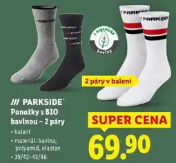 Lidl Ponožky s BIO bavlnou - 2 páry nabídka