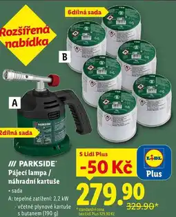 Lidl Pájecí lampa/náhradní kartuše nabídka