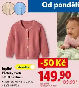 Lidl lupilu Pletený svetr S BIO bavlnou nabídka