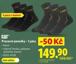 Lidl Pracovní ponožky - 3 páry nabídka