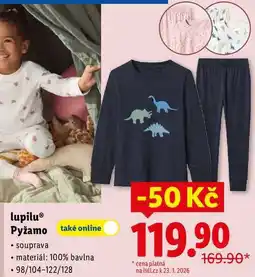 Lidl lupilu Pyžamo nabídka