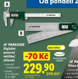 Lidl Digitální posuvné měřítko/úhloměr nabídka