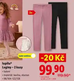 Lidl lupilu Legíny - 2 kusy nabídka