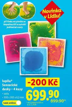 Lidl lupilu Senzorické desky - 4 kusy nabídka