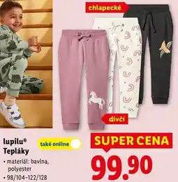 Lidl lupilu Tepláky nabídka