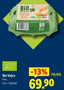 Lidl Bio Vejce, 6 ks nabídka