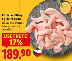 Lidl Kuřecí nudličky z prsních řízků, cena za nabídka