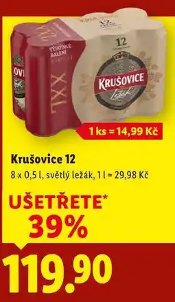 Lidl Krušovice 12 nabídka