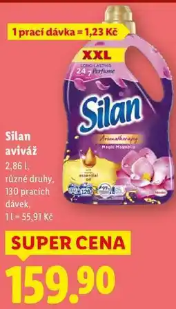 Lidl Silan aviváž 2,86 l/130 pracích dávek nabídka