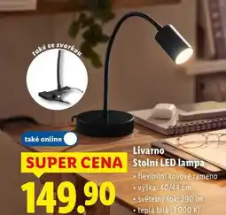 Lidl Livarno Stolní LED lampa nabídka