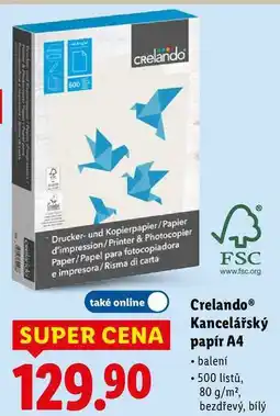 Lidl Crelando Kancelářský papír A4 nabídka