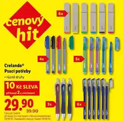 Lidl Crelando Psací potřeby nabídka