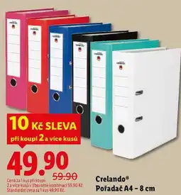 Lidl Crelando Pořadač A4-8 cm nabídka