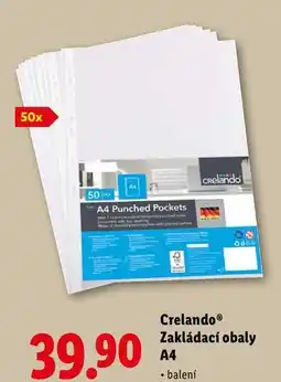 Lidl Crelando Zakládací obaly A4 nabídka