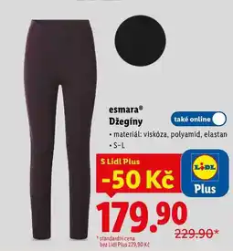 Lidl esmara Džegíny nabídka