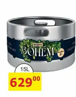 BENE Nápoje KRUŠOVICE BOHÉM 15L sud nabídka