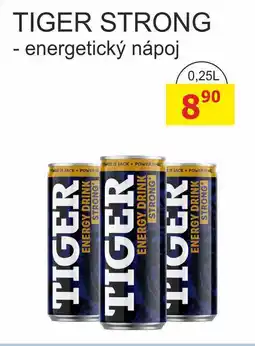 BENE Nápoje TIGER STRONG - energetický nápoj nabídka