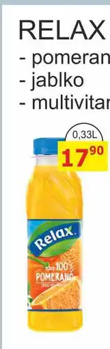 BENE Nápoje RELAX - pomeranč nabídka