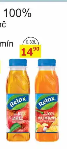 BENE Nápoje Relax jablko, multivitamin nabídka