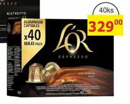 BENE Nápoje L'OR kapsle do kávovaru 40ks nabídka