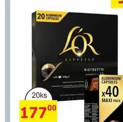 BENE Nápoje L'OR kapsle do kávovaru 20ks nabídka