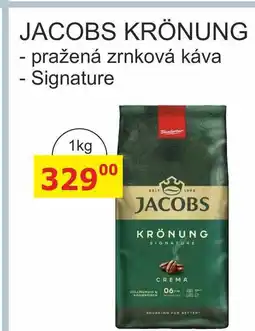 BENE Nápoje JACOBS KRÖNUNG, pražená zrnková káva - Signature Wunderbar nabídka