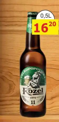 BENE Nápoje Velkopopovický Kozel 11° medium světlý ležák nabídka