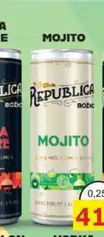 BENE Nápoje BOŽKOV REPUBLICA MOJITO míchaný nápoj 0,25l, plech nabídka