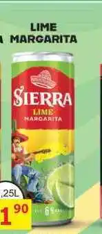 BENE Nápoje SIERRA LIME MARGARITA míchaný nápoj 0,25l, plech nabídka