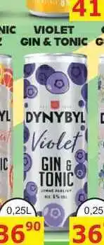 BENE Nápoje DYNYBYL Violet GIN & TONIC míchaný nápoj 0,25l, plech nabídka
