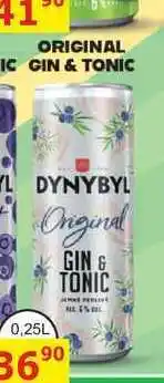 BENE Nápoje DYNYBYL Original GIN & TONIC míchaný nápoj 0,25l, plech nabídka