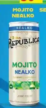BENE Nápoje BOŽKOV REPUBLICA MOJITO NEALKO míchaný nápoj 0,25l, plech nabídka