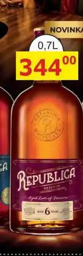 BENE Nápoje Božkov Republica Reserva nabídka