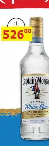 BENE Nápoje Captain Morgan White Rum nabídka