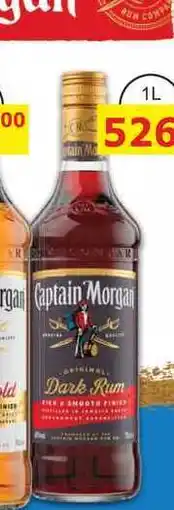 BENE Nápoje Captain Morgan Dark Rum nabídka