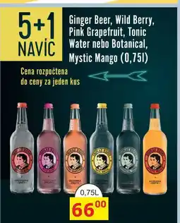 BENE Nápoje THOMAS HENRY tonic nabídka