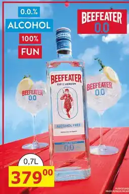 BENE Nápoje BEEFEATER 0.0% ALCOHOL FREE nabídka