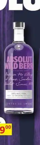 BENE Nápoje ABSOLUT WILD BERRY nabídka