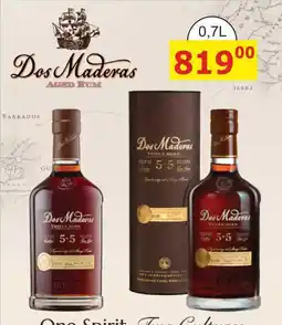 BENE Nápoje Dos Maderas 5+5 Ron Añejo Superior Reserve PX 0,7l 40% nabídka