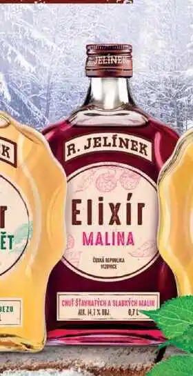 BENE Nápoje R. JELÍNEK Elixir Malina 0,7l 14,7% nabídka