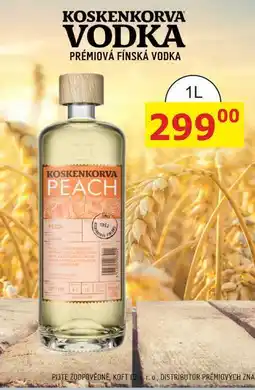 BENE Nápoje Koskenkorva vodka peach nabídka