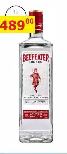 BENE Nápoje Beefeater London dry gin nabídka