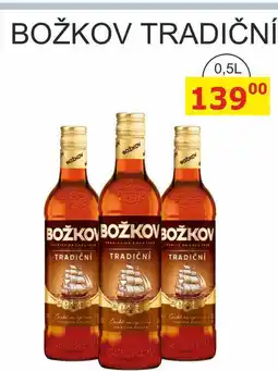 BENE Nápoje Božkov Tradiční 0,5l 0.5L nabídka