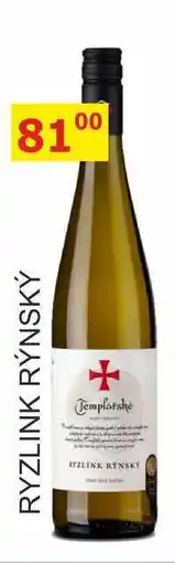 BENE Nápoje Templářské sklepy 0,75l RYZLINK RÝNSKÝ nabídka
