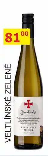 BENE Nápoje Templářské sklepy 0,75l VELTLÍNSKÉ ZELENÉ 8100 nabídka