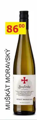 BENE Nápoje Templářské sklepy 0,75l MUŠKÁT MORAVSKÝ nabídka