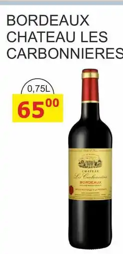 BENE Nápoje BORDEAUX CHATEAU LES CARBONNIERES nabídka