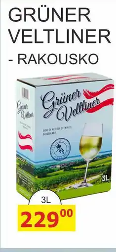 BENE Nápoje GRÜNER VELTLINER - RAKOUSKO nabídka